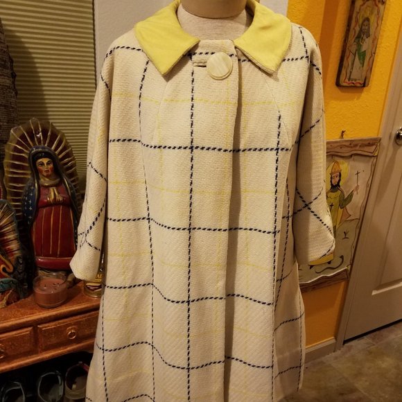 Vintage Jackets & Blazers - Vintage wool spring swing (L)